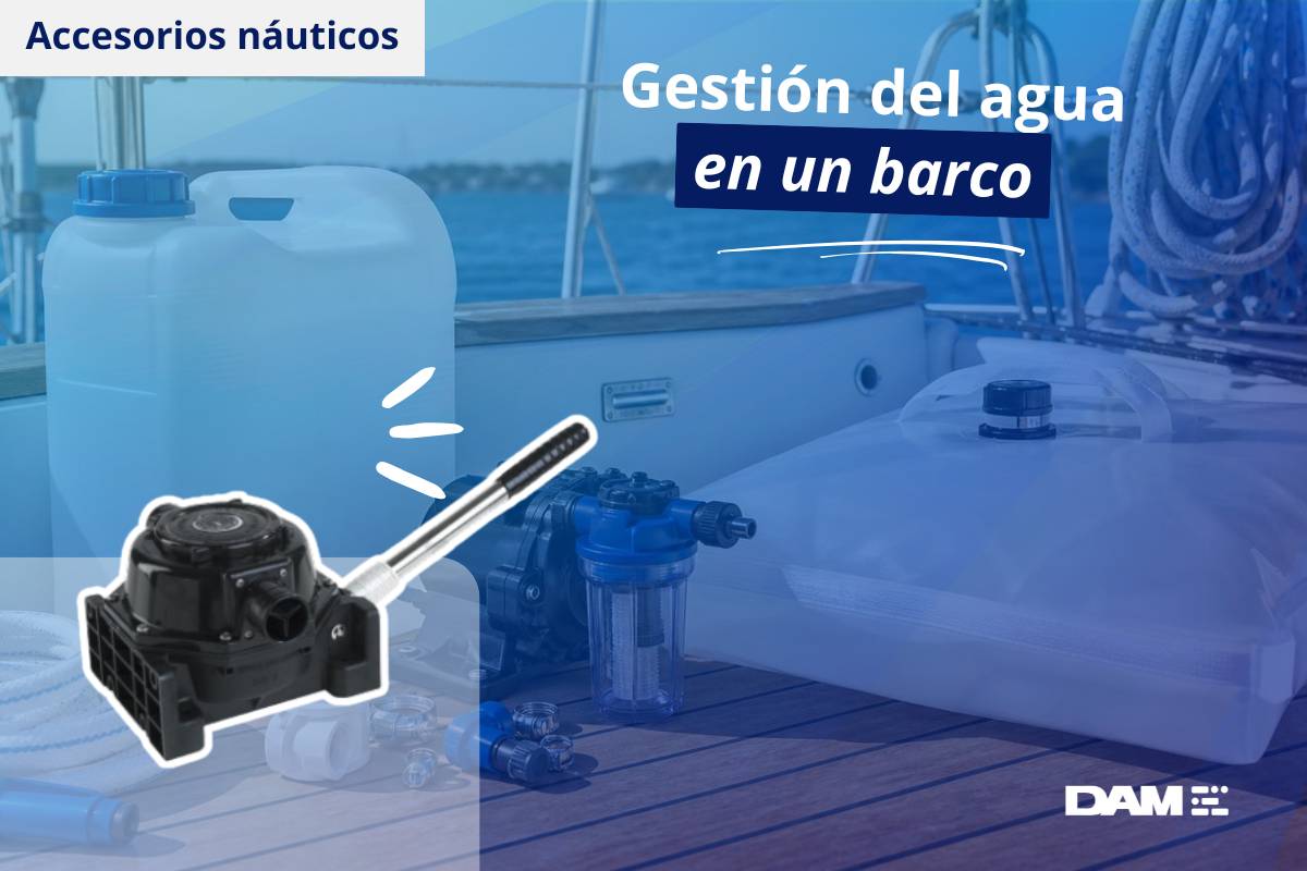 Gestión del agua en un barco: reservas, ahorro y aguas residuales